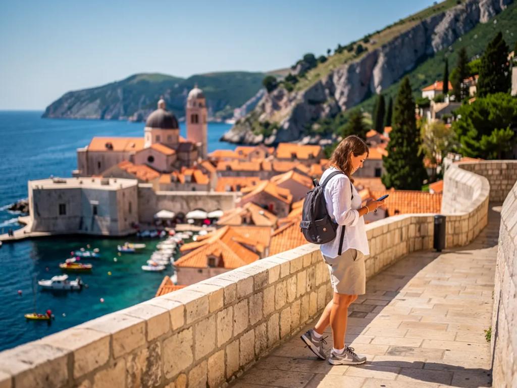 Kroatien travel destination - Buy eSIM Kroatien for mobile internet