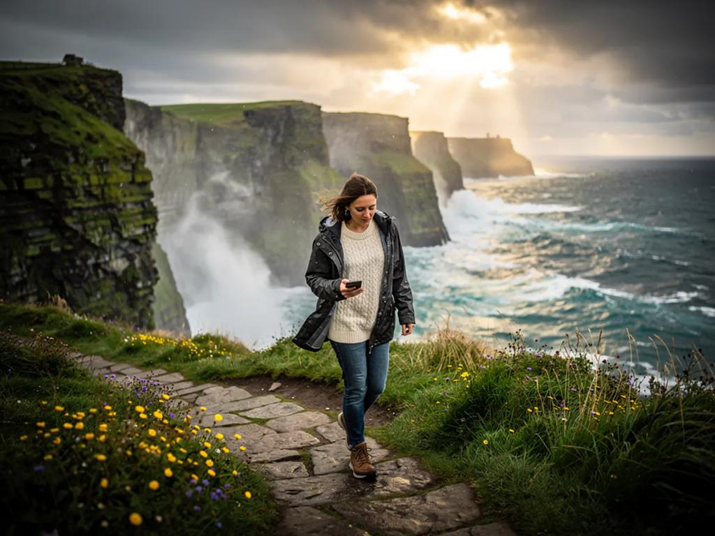 Ireland travel destination - Buy eSIM Ireland for mobile internet
