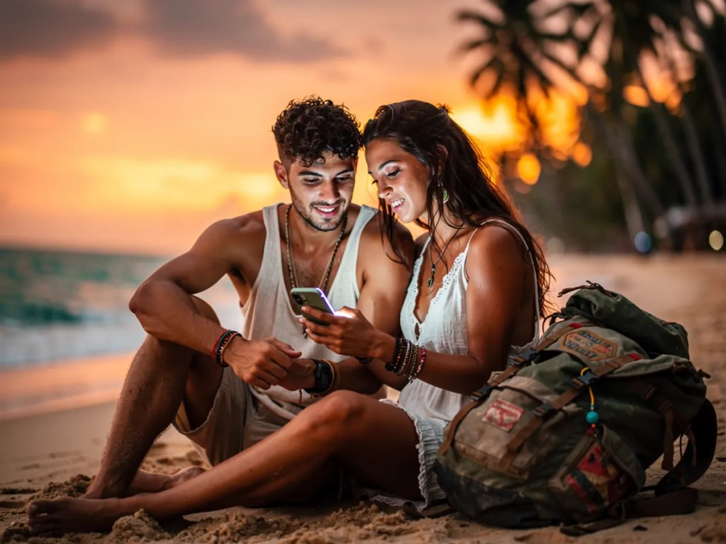 מטיילים משתמשים ב-eSIM לאינטרנט סלולרי בחו"ל