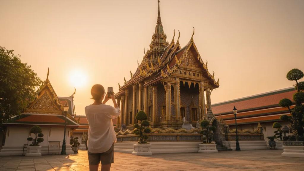 Wat Arun temple on the Chao Phraya River at sunset in Bangkok Thailand