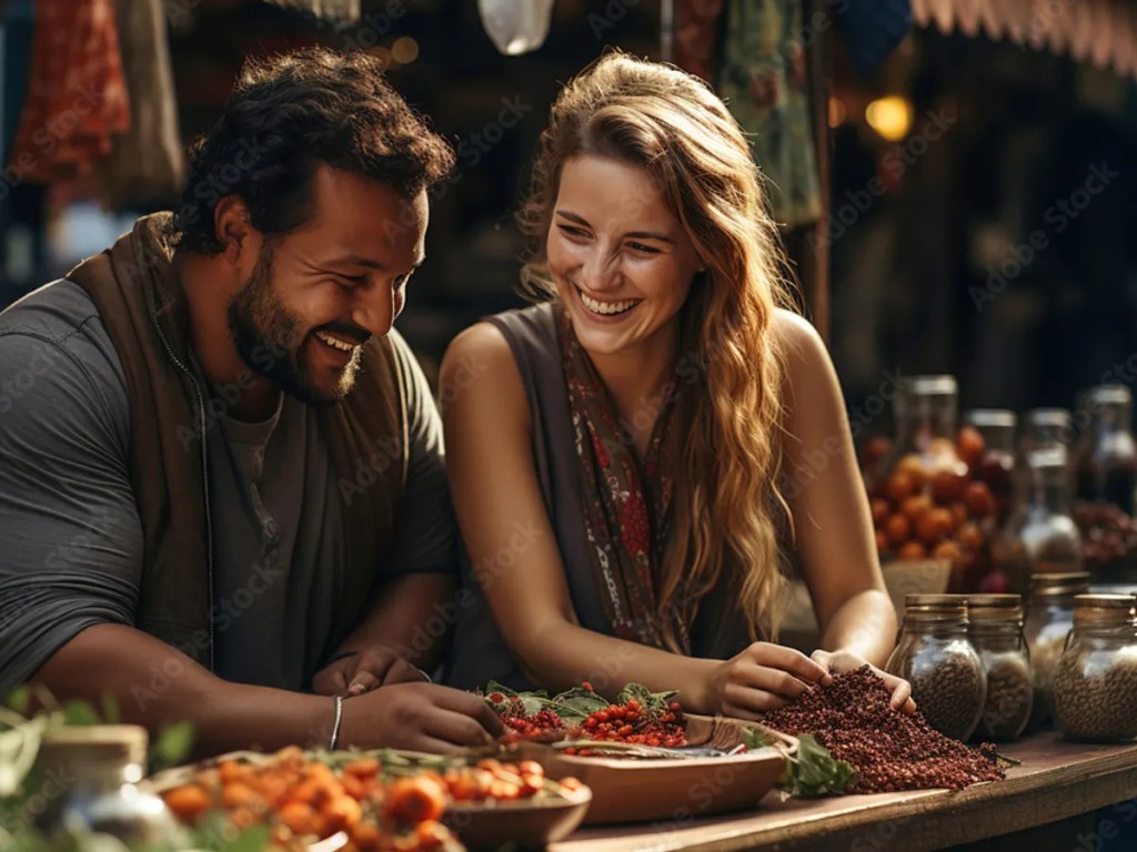 Reisende nutzen eSIM für mobiles Internet im Ausland