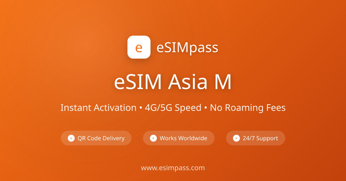 eSIM Asia_M 2026 - Skip Roaming · No App Needed | eSIMpass